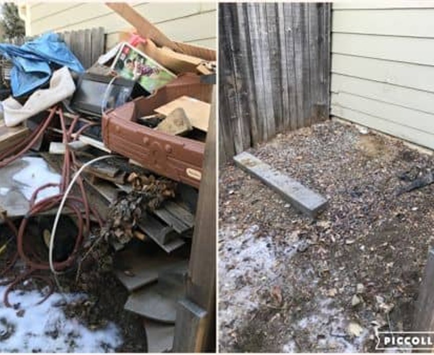 Junk pickup and sorting process