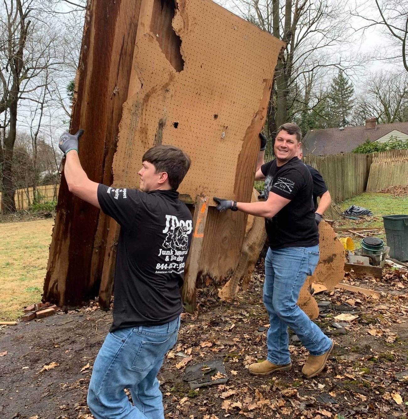 JDog team providing professional junk removal